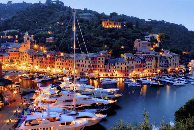 A harbor with many boats in the water.